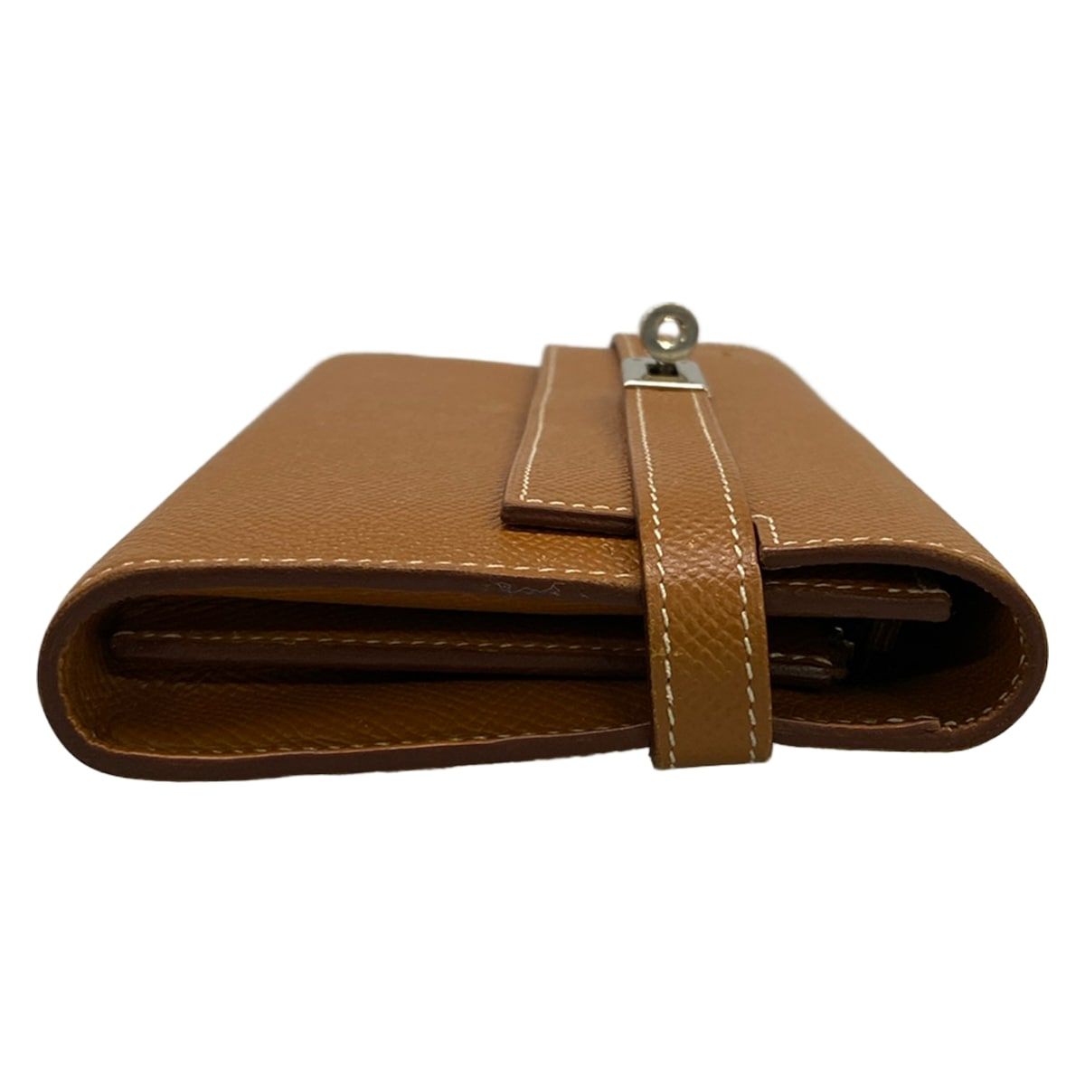 Hermes Wallet Kelly Long Gold Silver — view 9