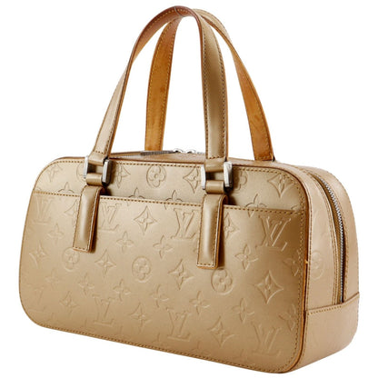 Louis Vuitton Shelton Monogram Matte Ambre Gold Handbag — view 2