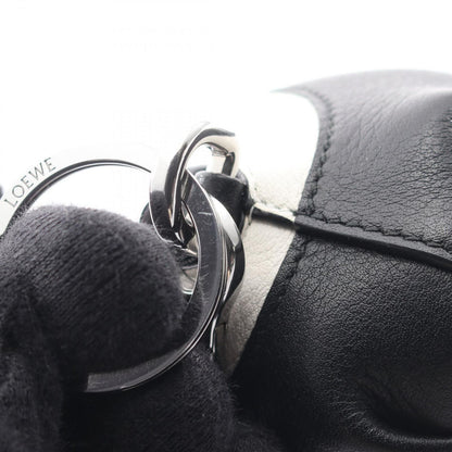 Loewe Coin Case Panda Purse Black White Leather — view 5