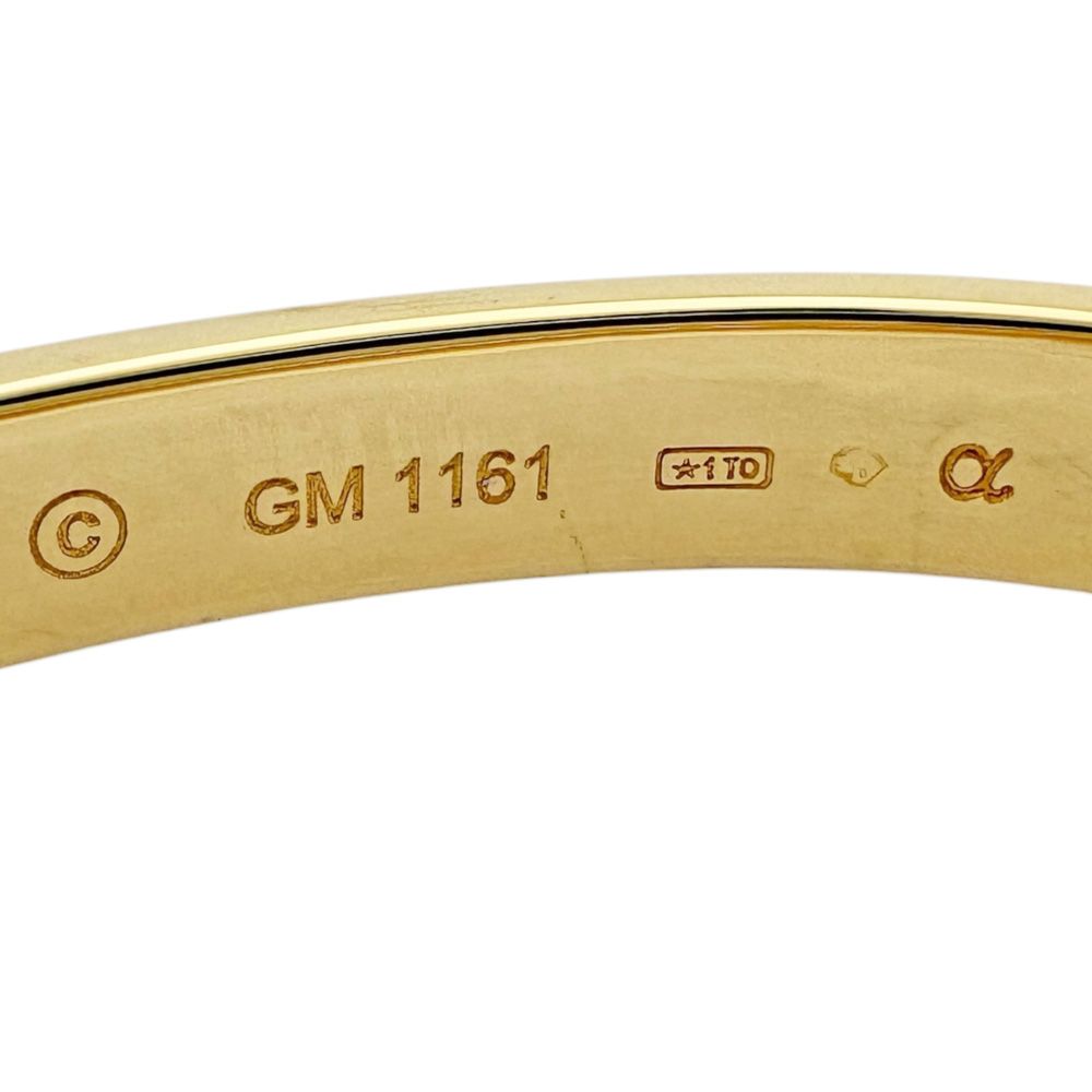 Cartier Bangle 18k Gold Bracelet — view 7