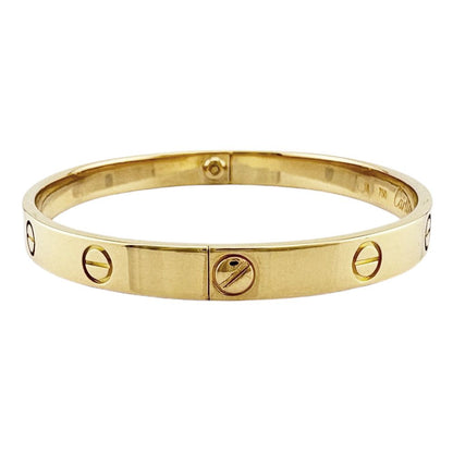 Cartier Bangle 18k Gold Bracelet — view 4