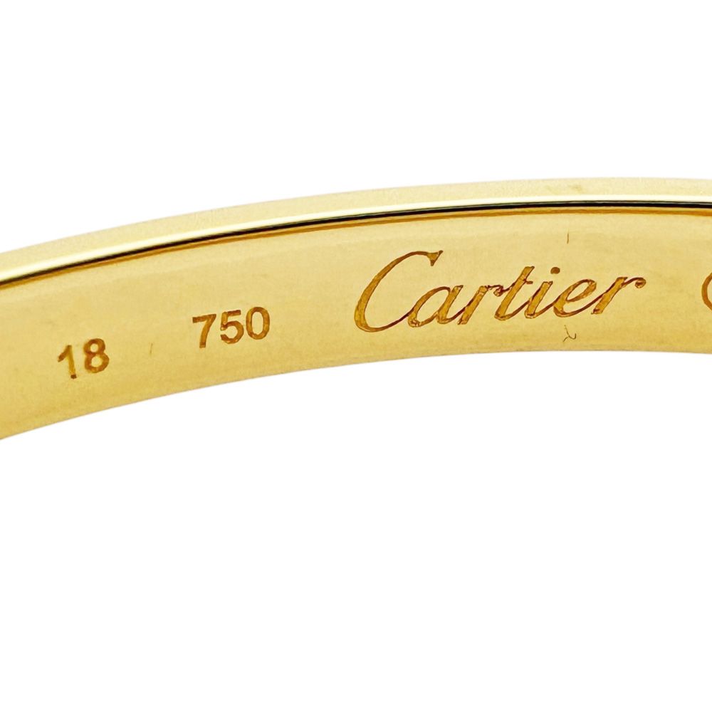 Cartier Bangle 18k Gold Bracelet — view 6