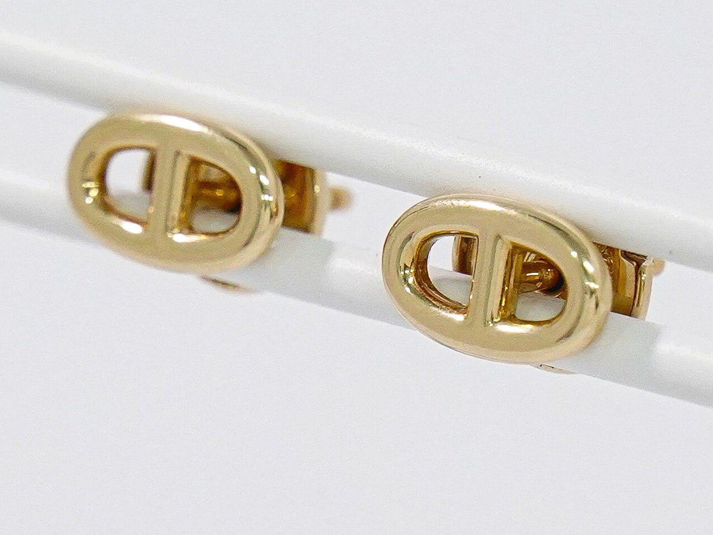 Hermes Chaine D'ancre Farandole PG Earrings Pink Gold — view 5