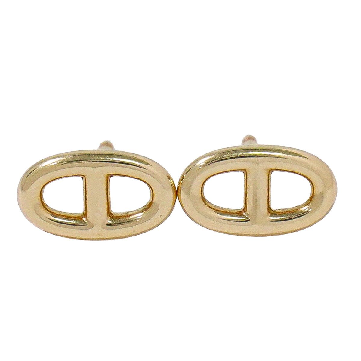 Hermes Chaine D'ancre Farandole PG Earrings Pink Gold
