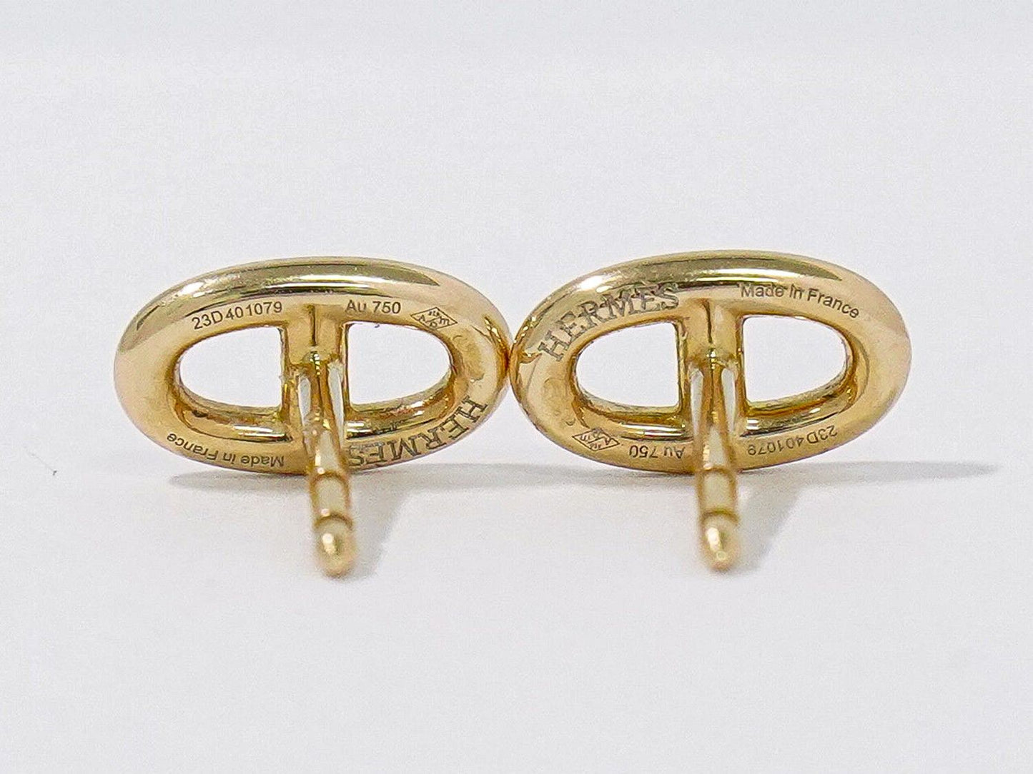 Hermes Chaine D'ancre Farandole PG Earrings Pink Gold — view 2