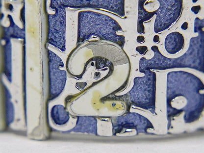 Dior Trotter Ring Metal Silver Blue — view 5