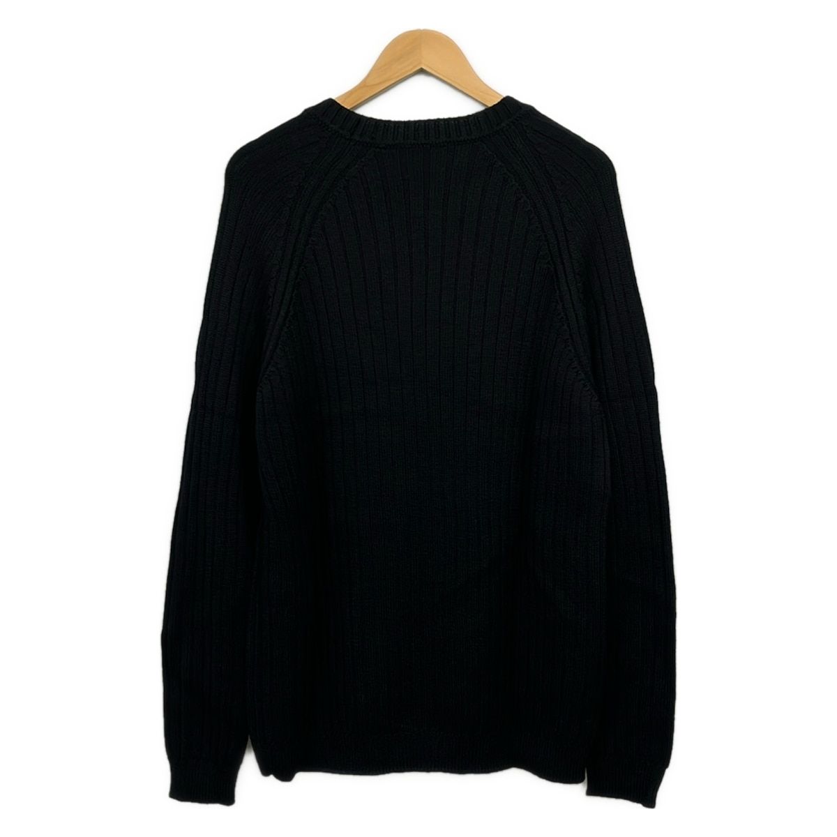 Fendi Long Sleeve Sweater IT 54 Black Dark Yellow Crew — view 2