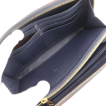 Louis Vuitton Zippy Wallet Monogram Empreinte Marie Nur Jeu Navy — view 6