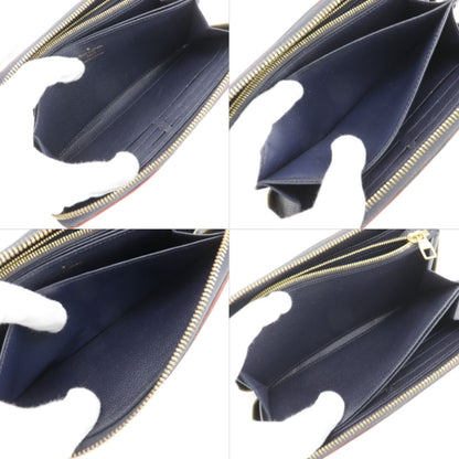 Louis Vuitton Zippy Wallet Monogram Empreinte Marie Nur Jeu Navy — view 8