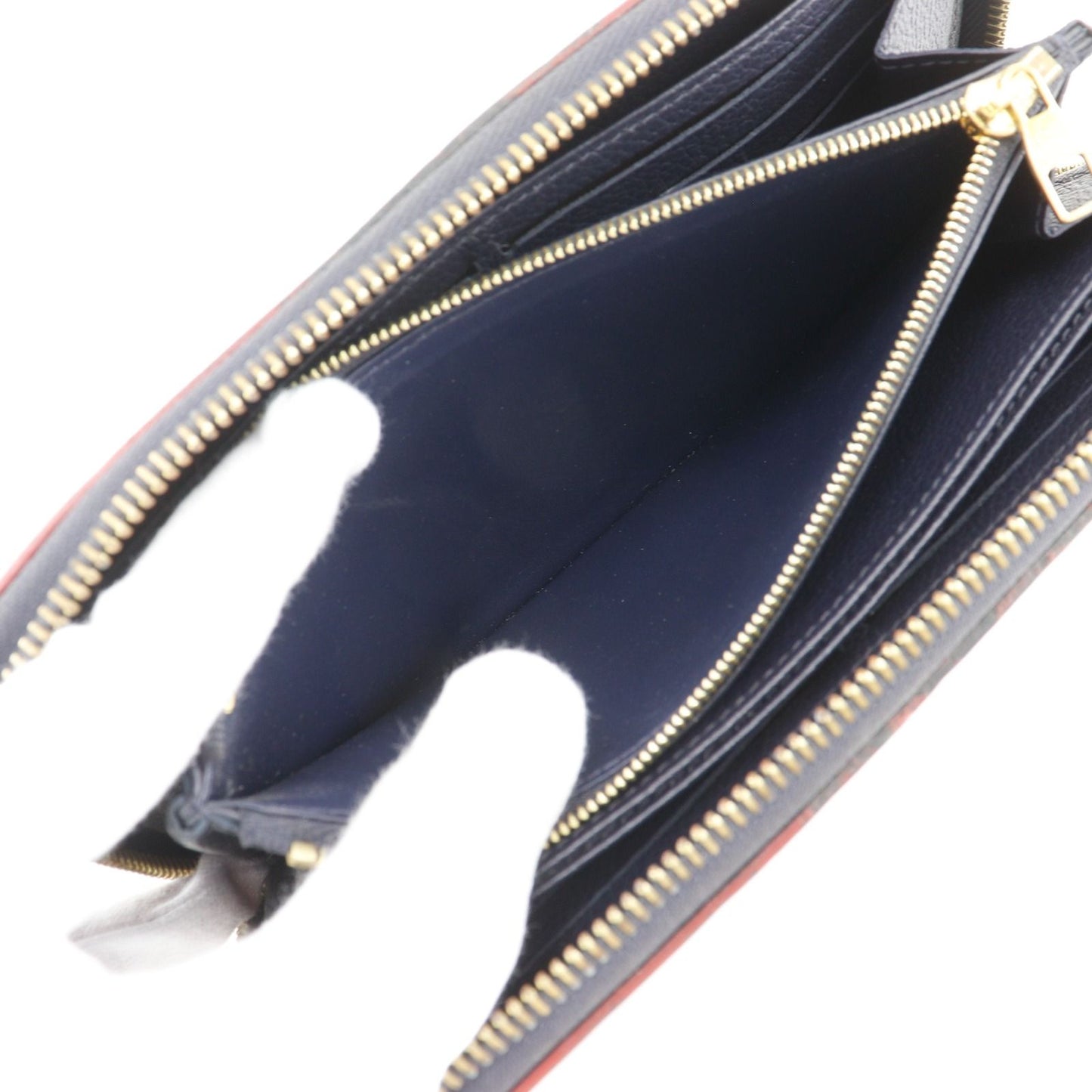 Louis Vuitton Zippy Wallet Monogram Empreinte Marie Nur Jeu Navy — view 7