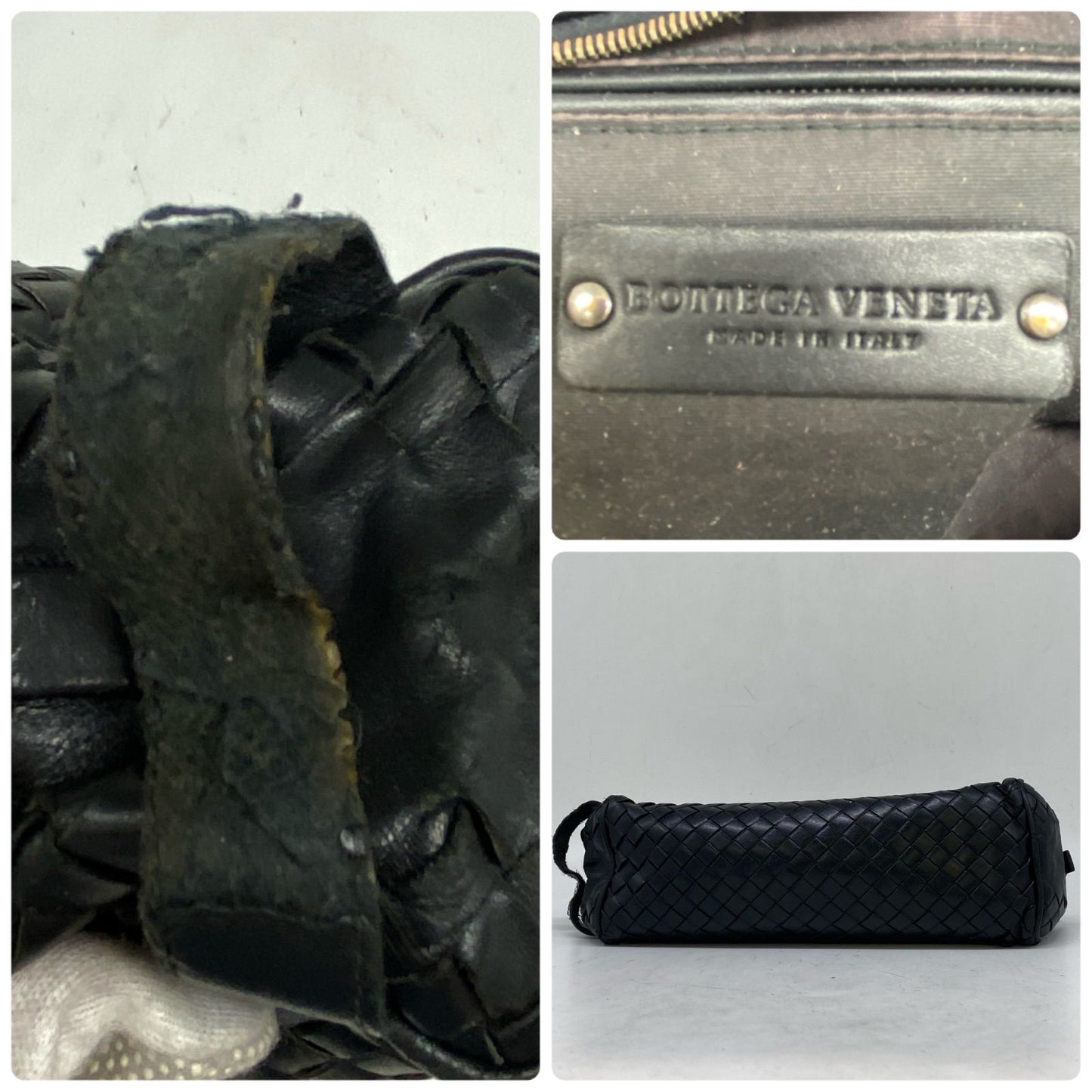 Bottega Veneta Clutch Pouch Intre Black — view 6
