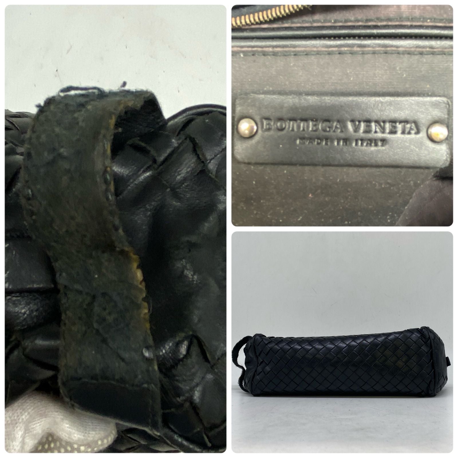 Bottega Veneta Clutch Pouch Intre Black — view 6
