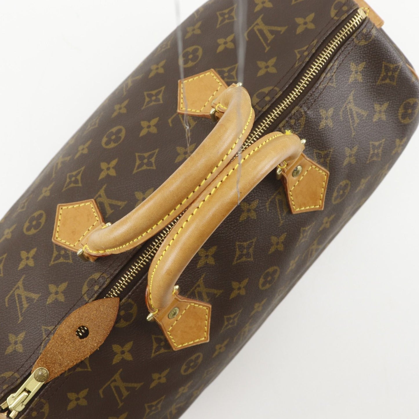 Louis Vuitton Speedy 35 Mini Boston Monogram Canvas Brown Handbag — view 5