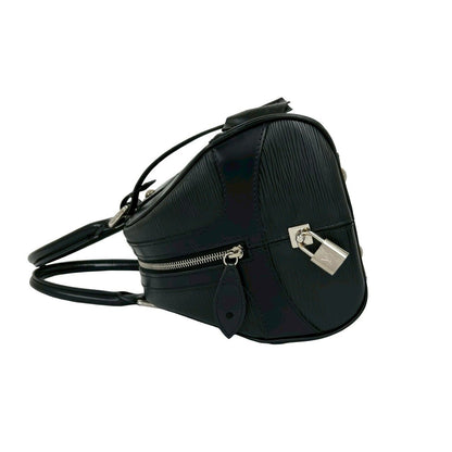 Louis Vuitton Bowling Montaigne PM Epi Leather Mini Boston Bag Noir with — view 5