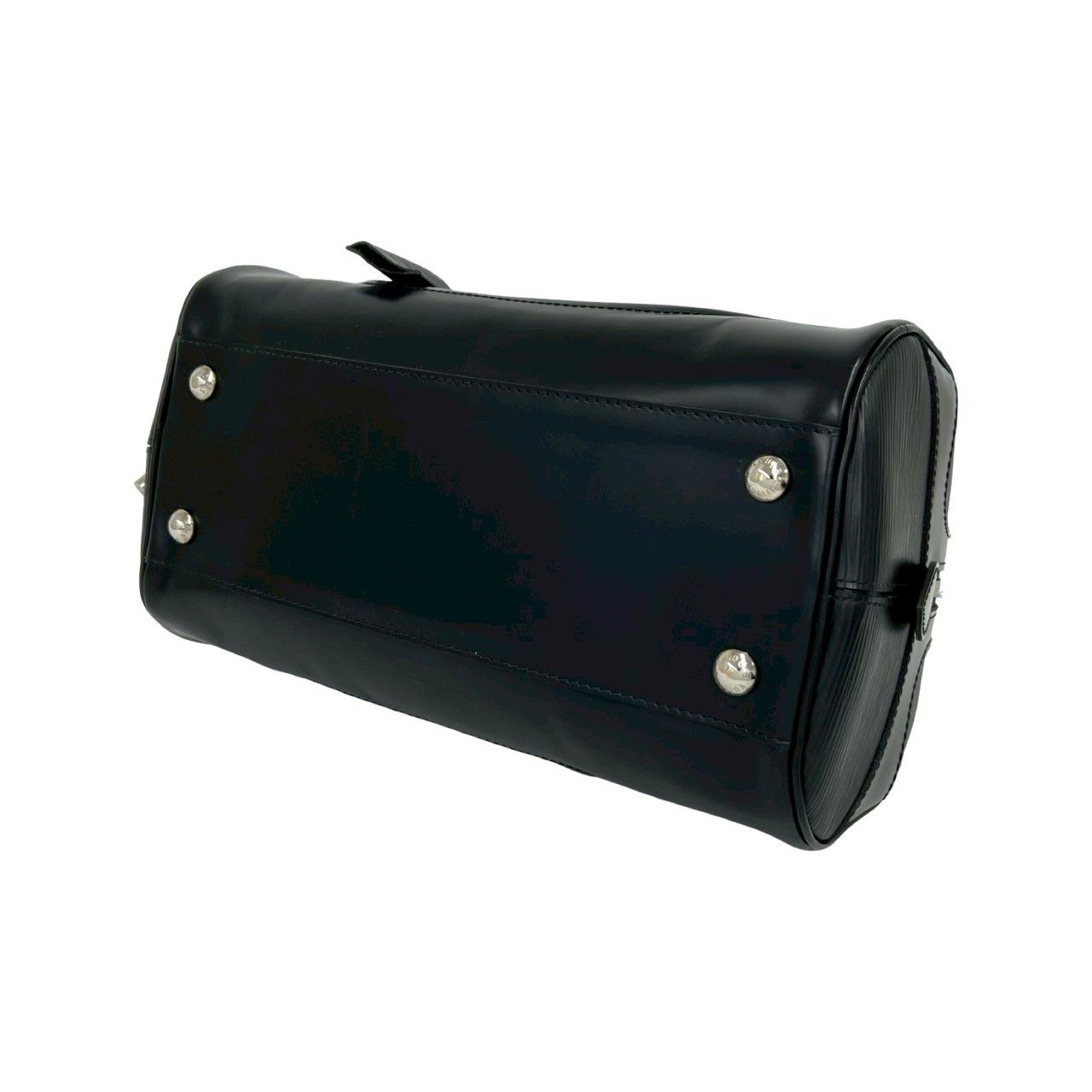 Louis Vuitton Bowling Montaigne PM Epi Leather Mini Boston Bag Noir with — view 8