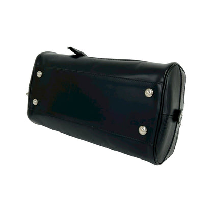 Louis Vuitton Bowling Montaigne PM Epi Leather Mini Boston Bag Noir with — view 8