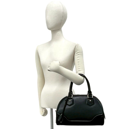 Louis Vuitton Bowling Montaigne PM Epi Leather Mini Boston Bag Noir with — view 2