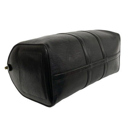 Louis Vuitton Vintage Keepall 45 Epi Leather Boston Bag Black Noir — view 7