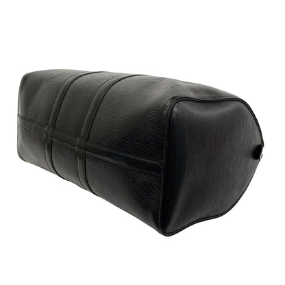 Louis Vuitton Vintage Keepall 45 Epi Leather Boston Bag Black Noir — view 8