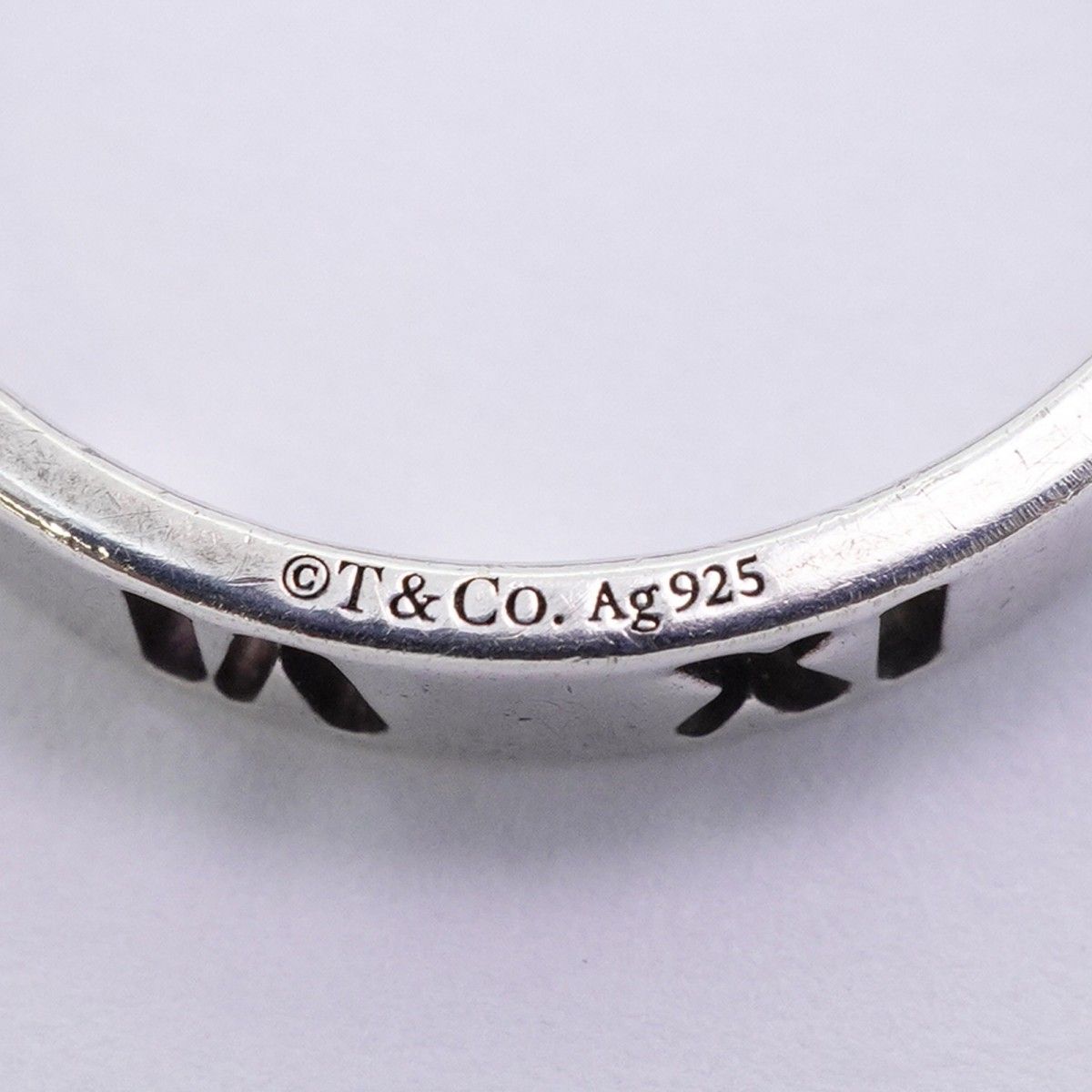 Tiffany & Co Ring Atlas Earrings 925 Sterling Silver No 18 — view 4