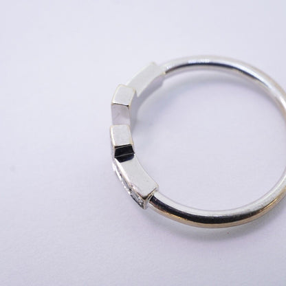 Tiffany & Co Ring T Wire 18k White Gold Diamond — view 7
