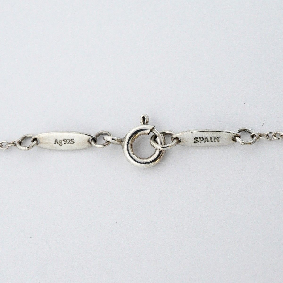Tiffany & Co Necklace Double Open Heart 18k Pink Gold Silver — view 5
