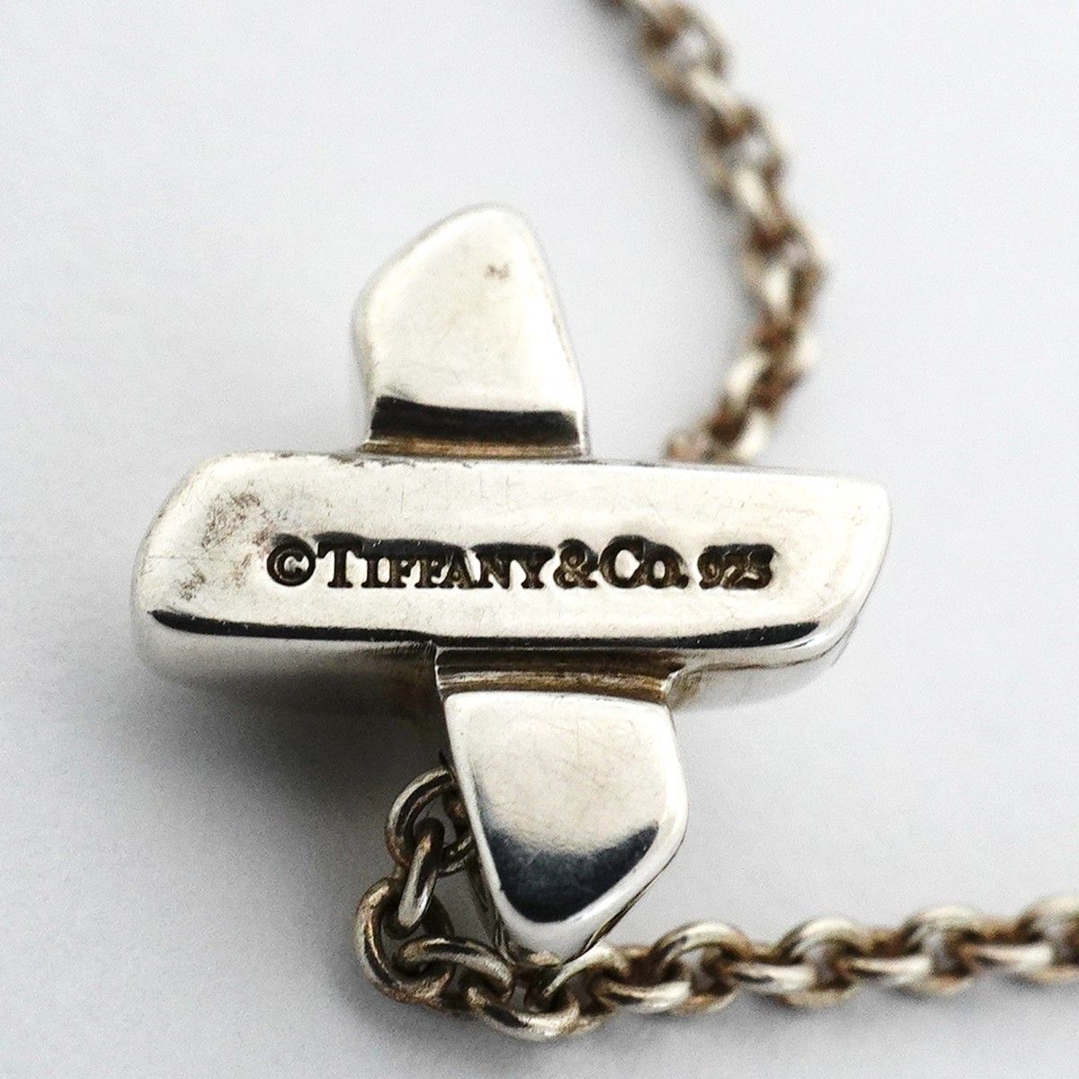 Tiffany & Co Necklace Cross Stitch Silver — view 6
