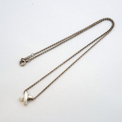 Tiffany & Co Necklace Cross Stitch Silver — view 3