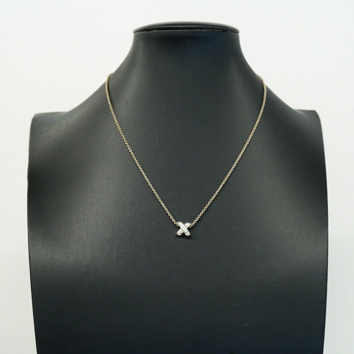 Tiffany & Co Necklace Cross Stitch Silver — view 7
