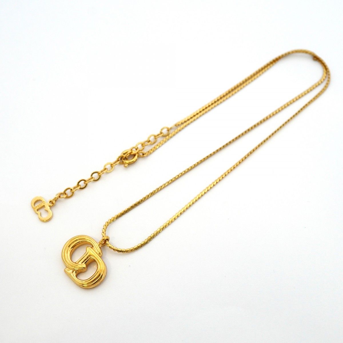 Dior Necklace CD Logo Gold Plated — view 3