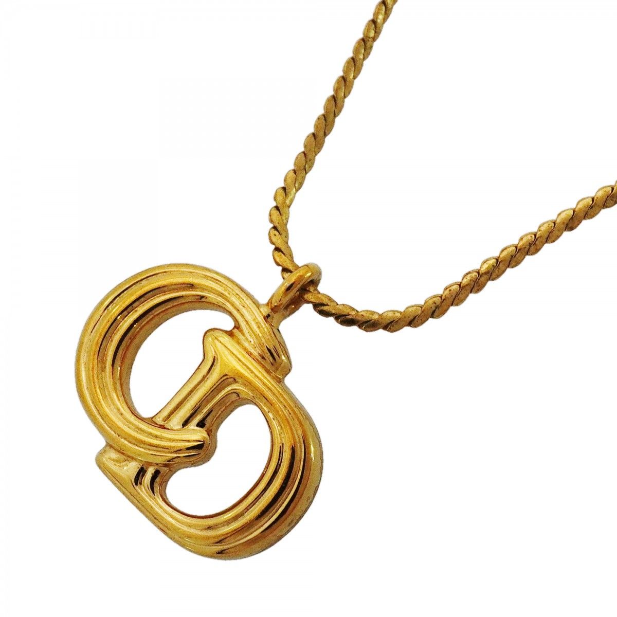 Dior Necklace CD Logo Gold Plated