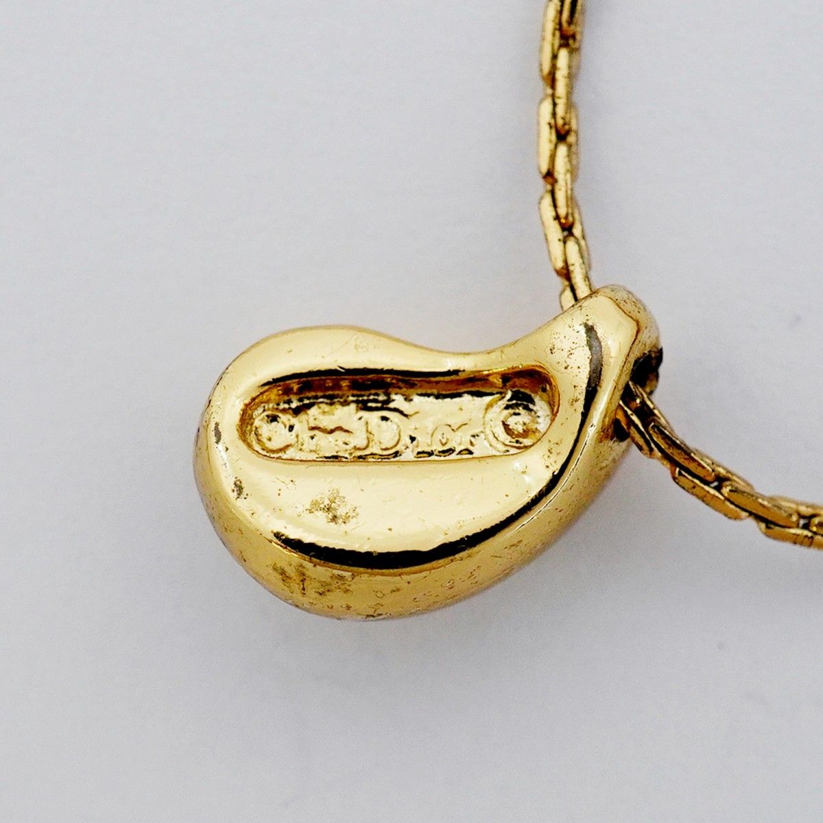 Dior Necklace Gold Plated Rhinestone — view 5