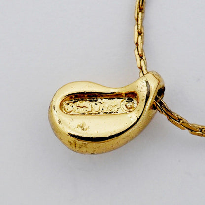Dior Necklace Gold Plated Rhinestone — view 5