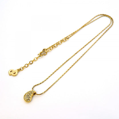 Dior Necklace Gold Plated Rhinestone — view 3