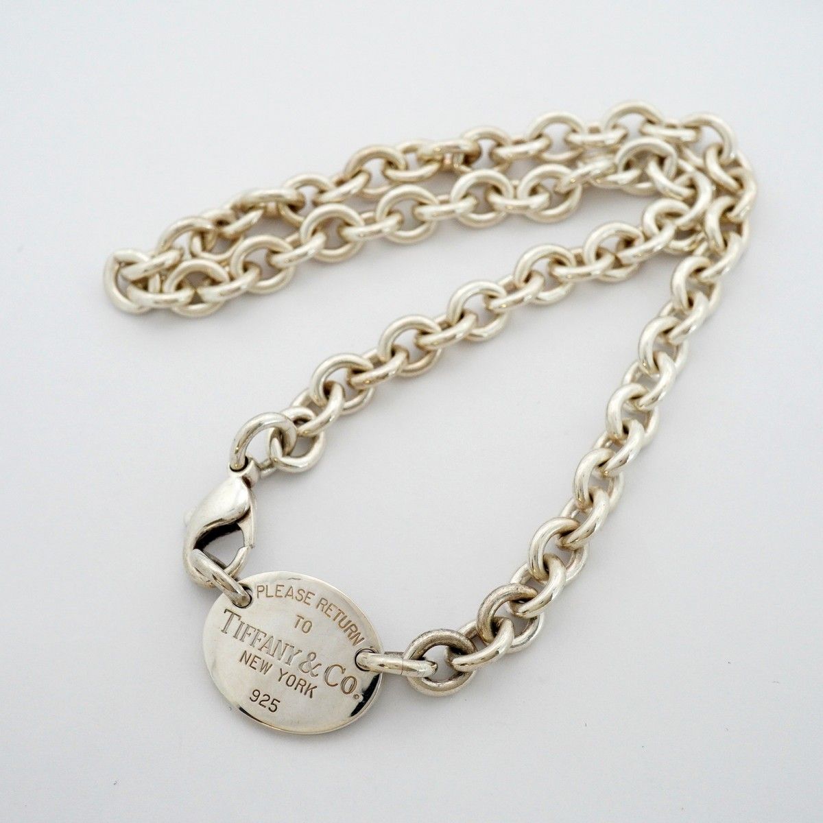 Tiffany & Co Necklace Return to Oval Silver — view 3