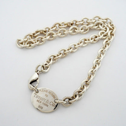 Tiffany & Co Necklace Return to Oval Silver — view 3