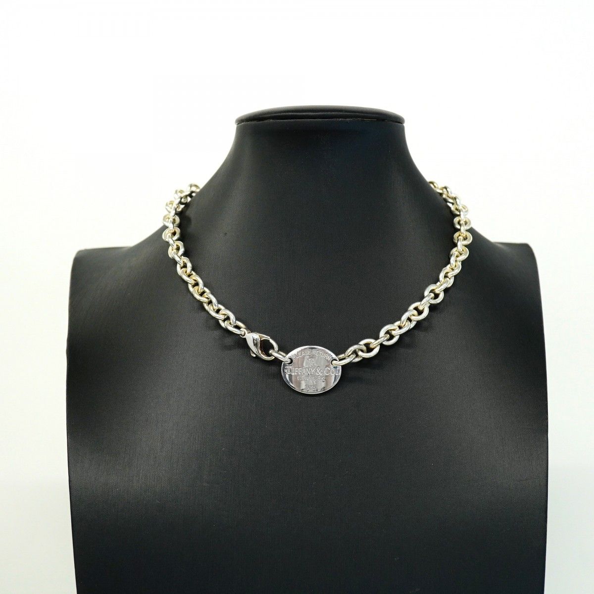 Tiffany & Co Necklace Return to Oval Silver — view 6