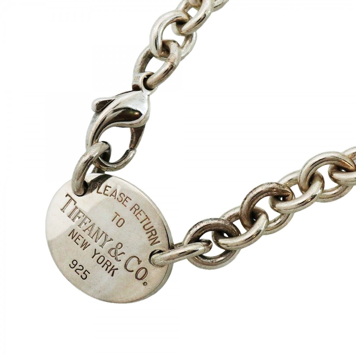 Tiffany & Co Necklace Return to Oval Silver