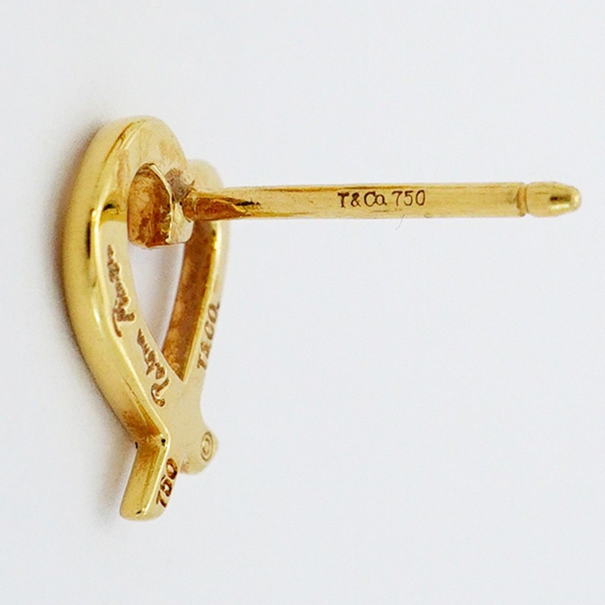 Tiffany & Co Earrings Loving Heart 18k Yellow Gold — view 4