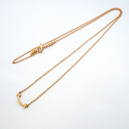 Tiffany & Co Necklace T Smile Mini 18k Pink Gold — view 3