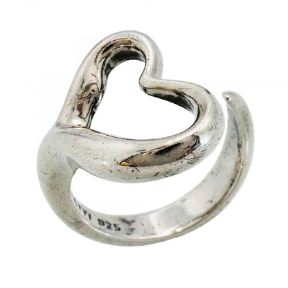 Tiffany & Co Ring Open Heart 925 Sterling Silver