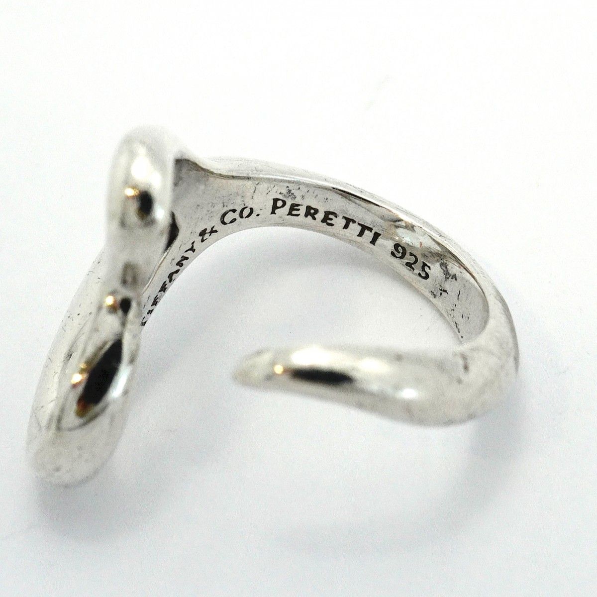 Tiffany & Co Ring Open Heart 925 Sterling Silver — view 5