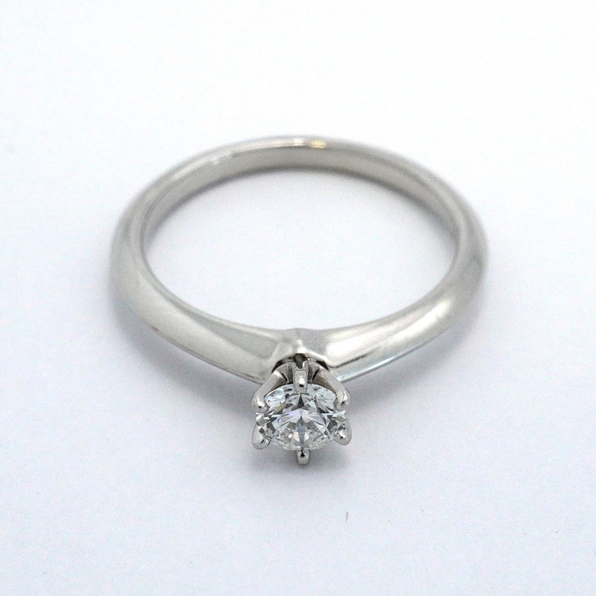 Tiffany & Co Ring Solitaire Platinum Diamond — view 3