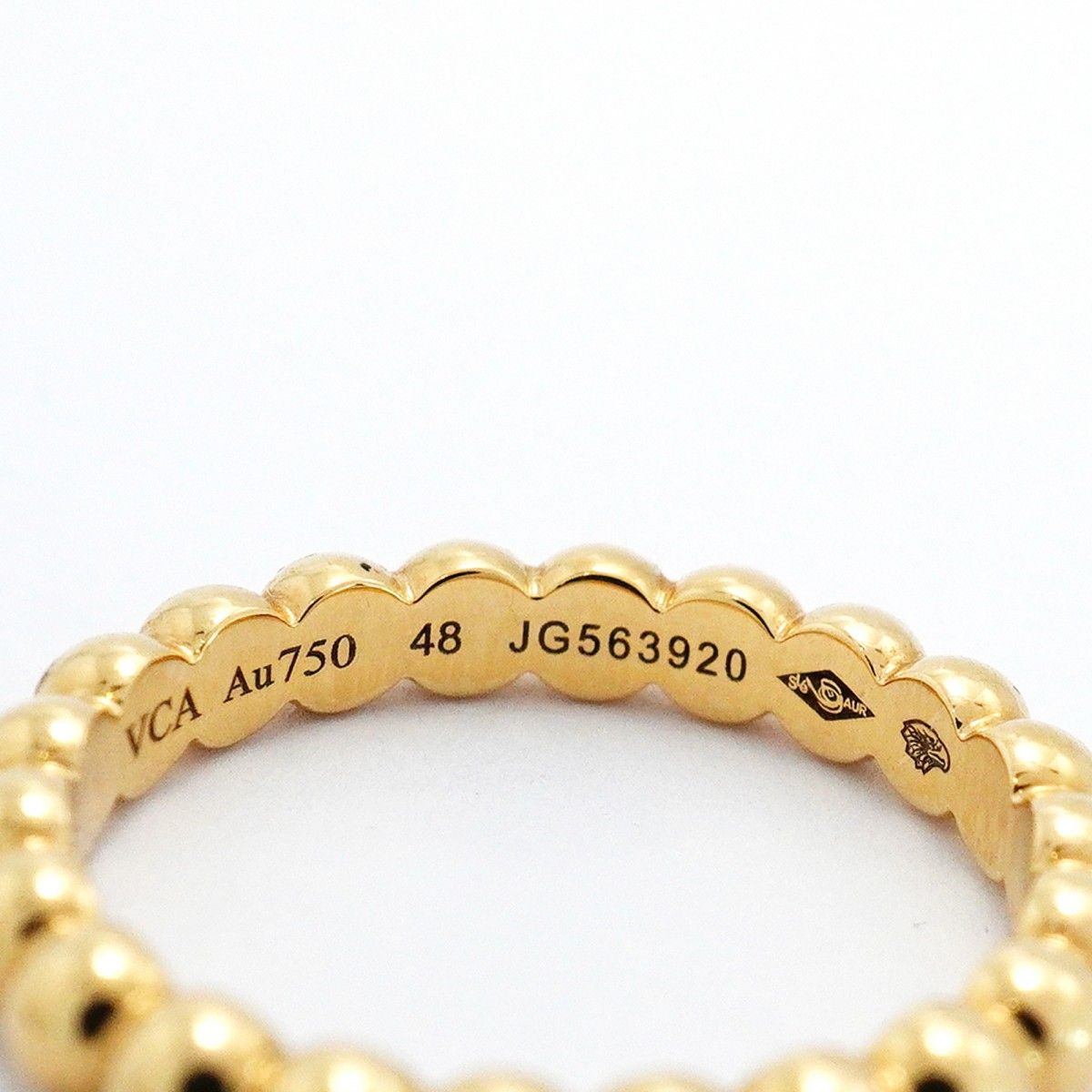 Van Cleef & Arpels Ring Perlee 18k Yellow Gold — view 5