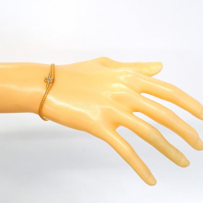 Tiffany & Co Bracelet Ttwo Double Chain 18k Pink Gold Diamond — view 6