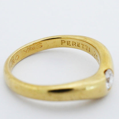 Tiffany & Co Ring T Cube Band 18k Yellow Gold Diamond — view 7