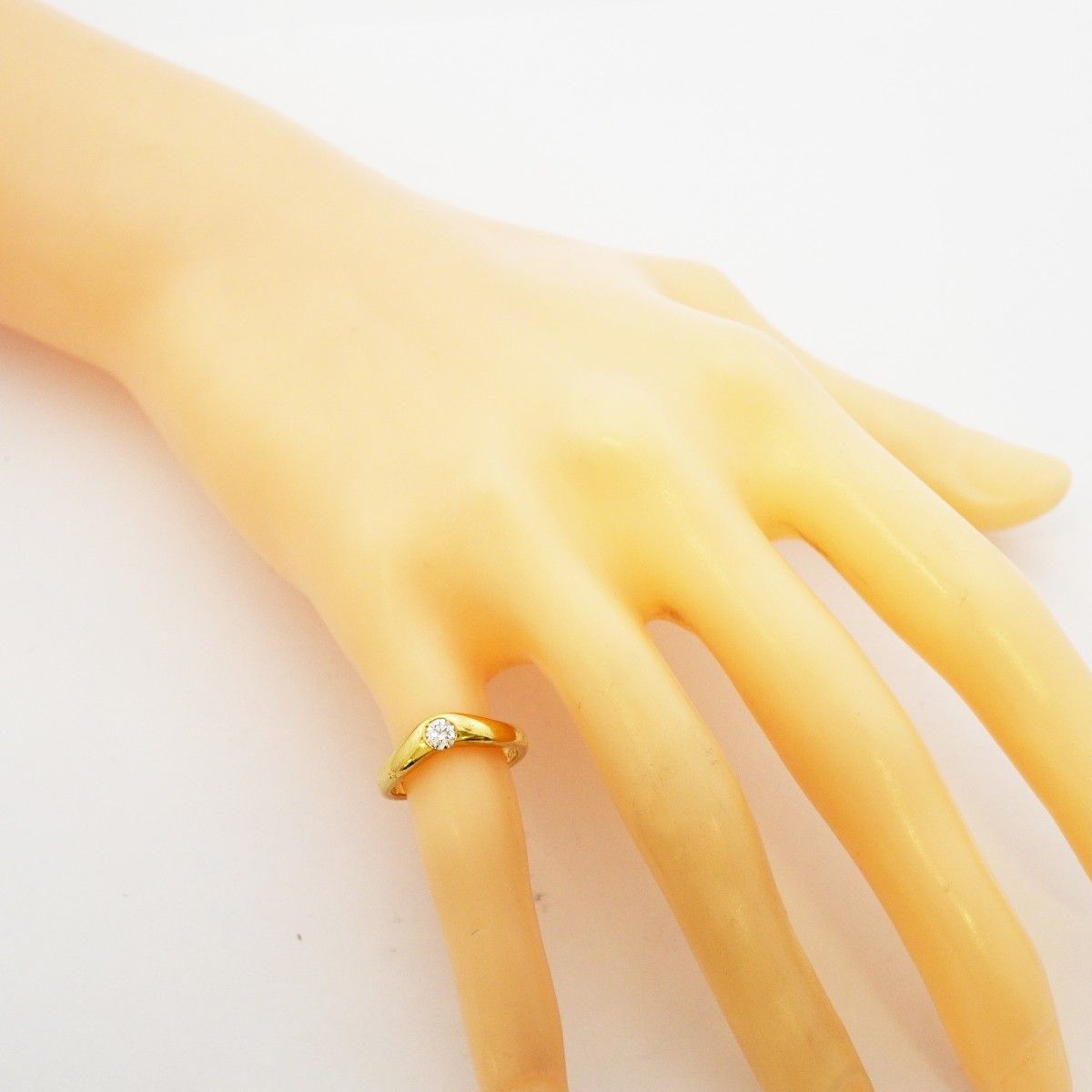Tiffany & Co Ring T Cube Band 18k Yellow Gold Diamond — view 9