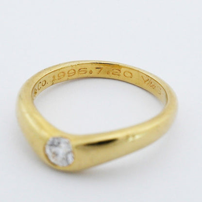 Tiffany & Co Ring T Cube Band 18k Yellow Gold Diamond — view 6