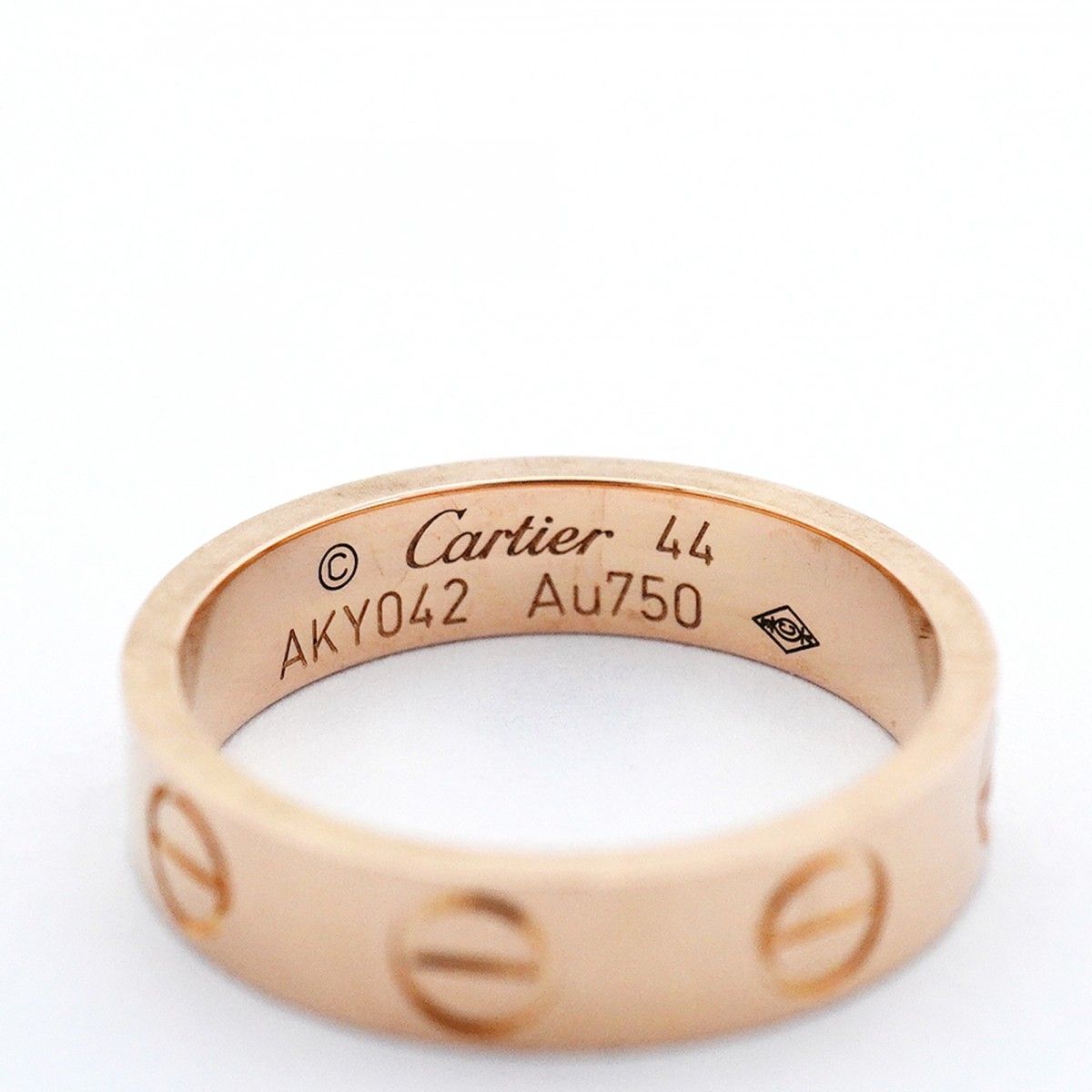 Cartier Ring Mini Love 18k Pink Gold — view 4