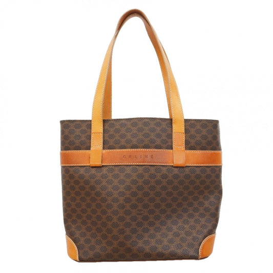 Celine Tote Macadam Brown Gold